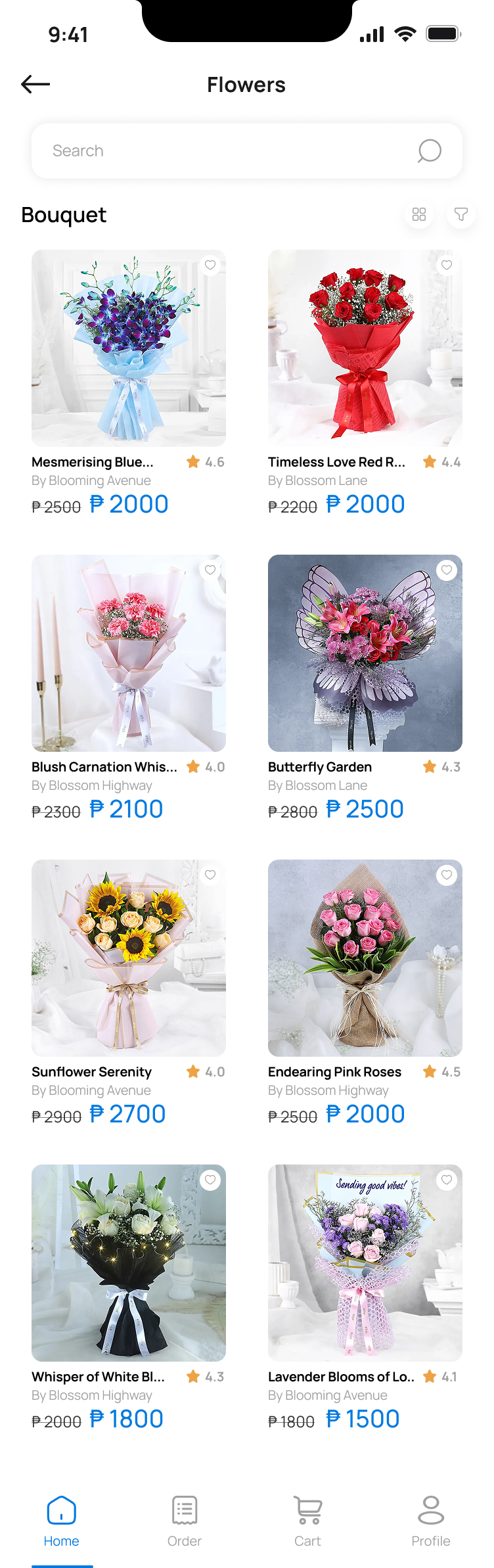 Flower selection