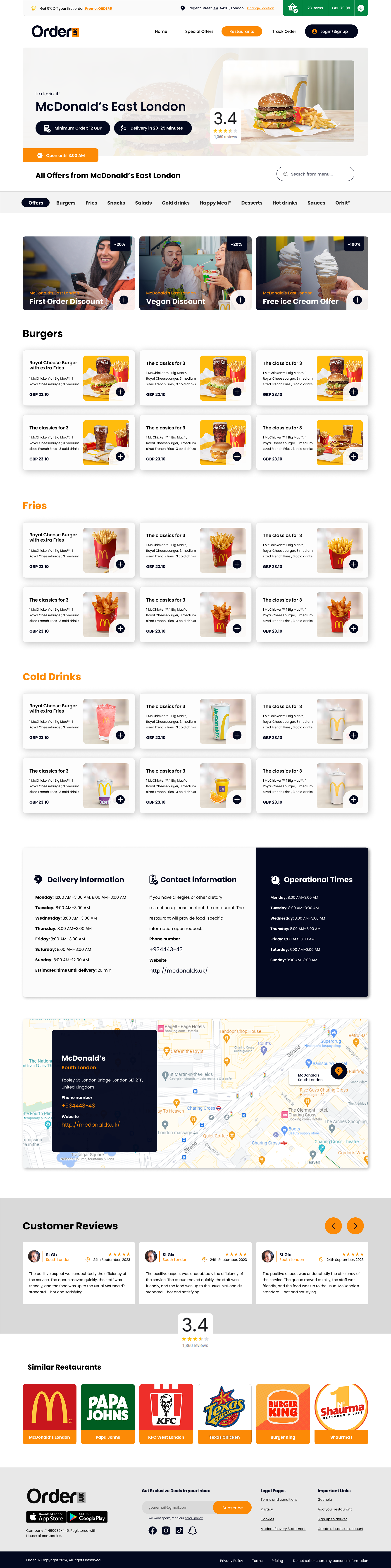 Order.uk restaurant browse page