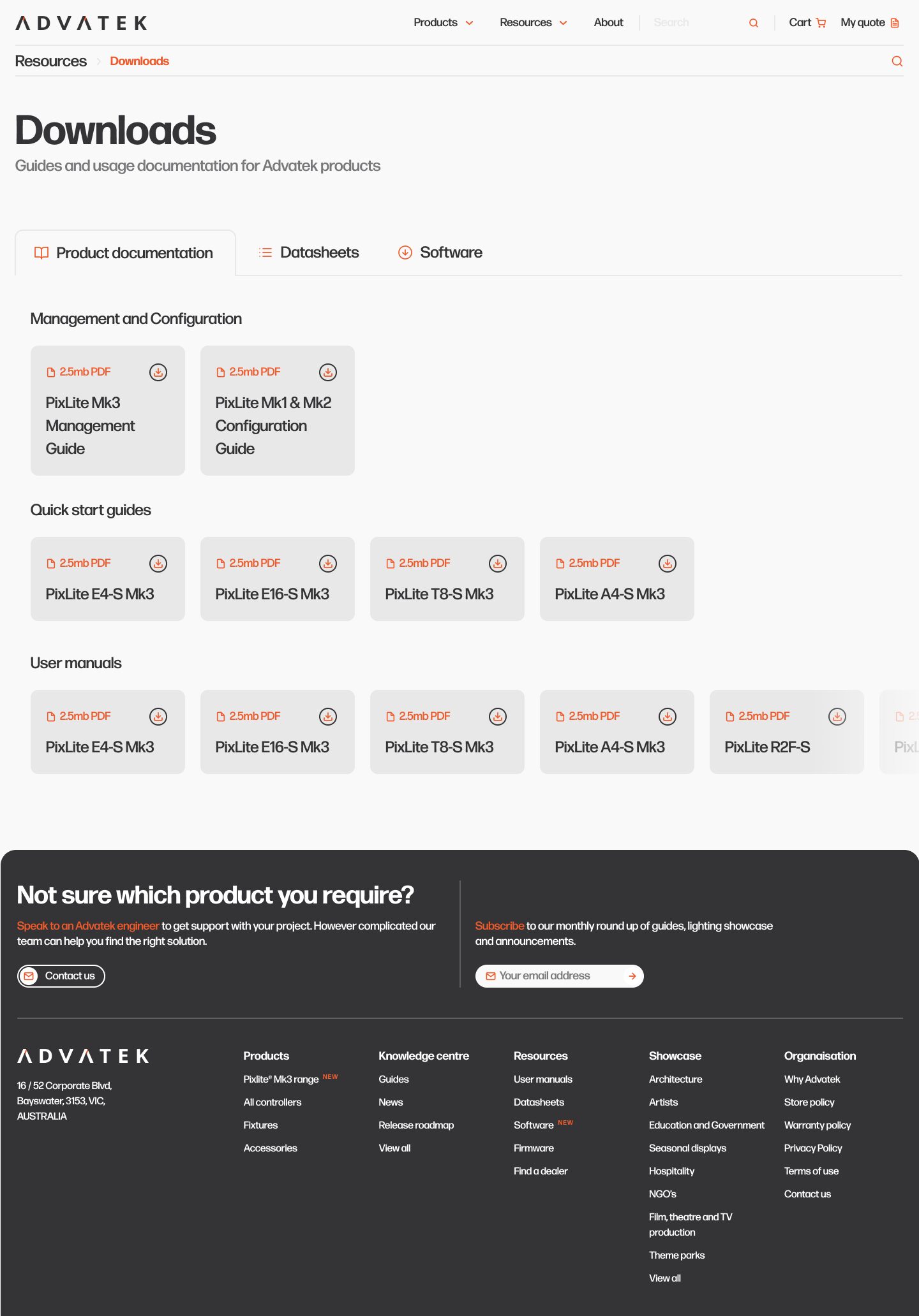 Advatek resources hub page