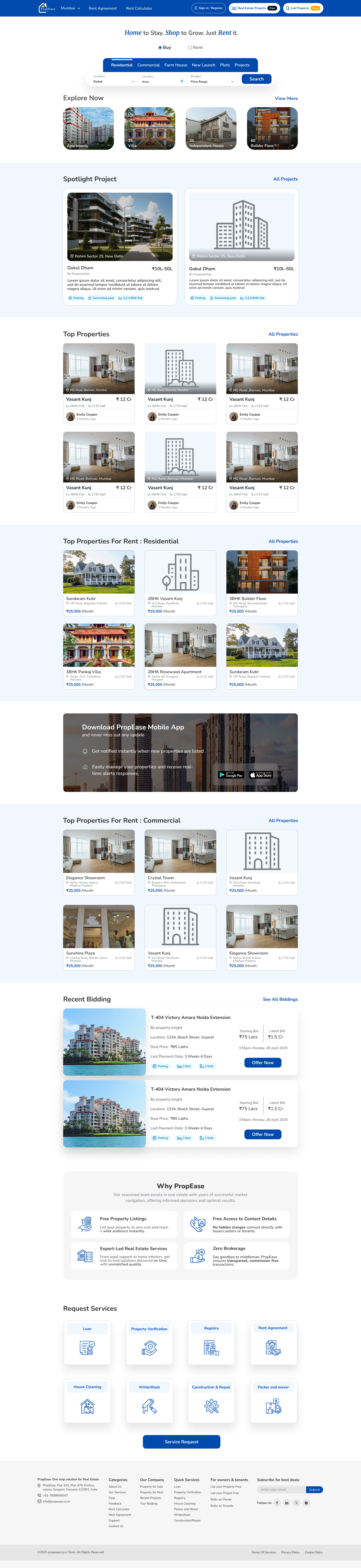Propease home page