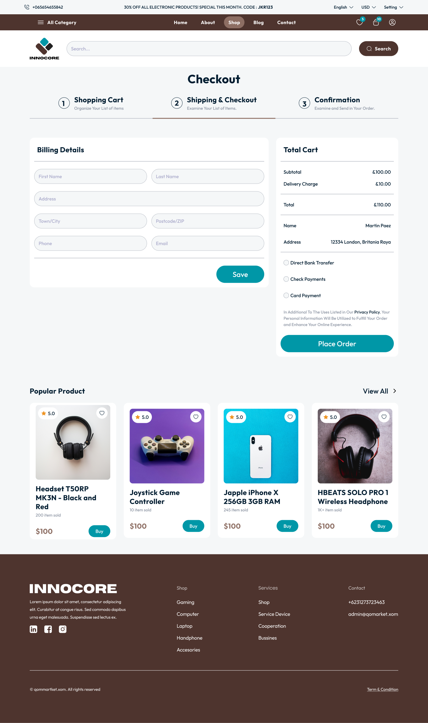 Checkout
