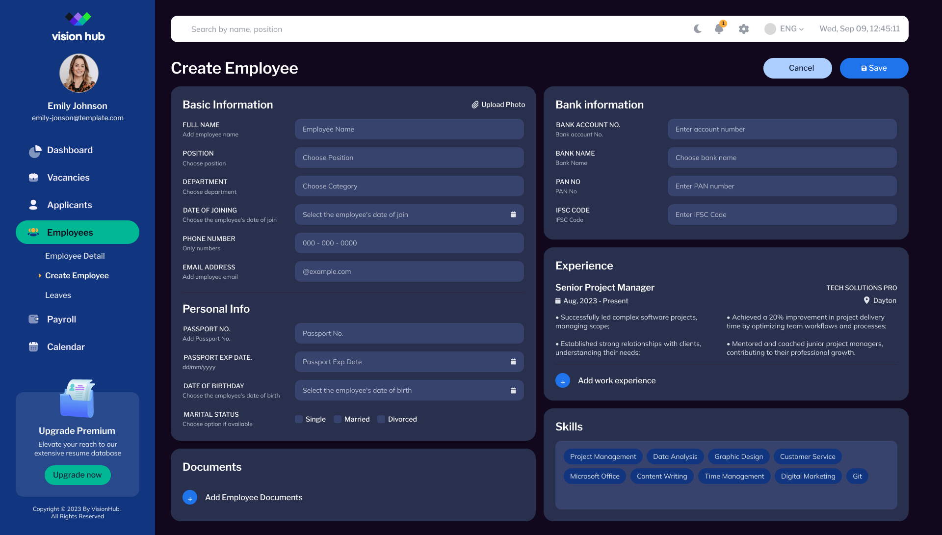 Employees view
