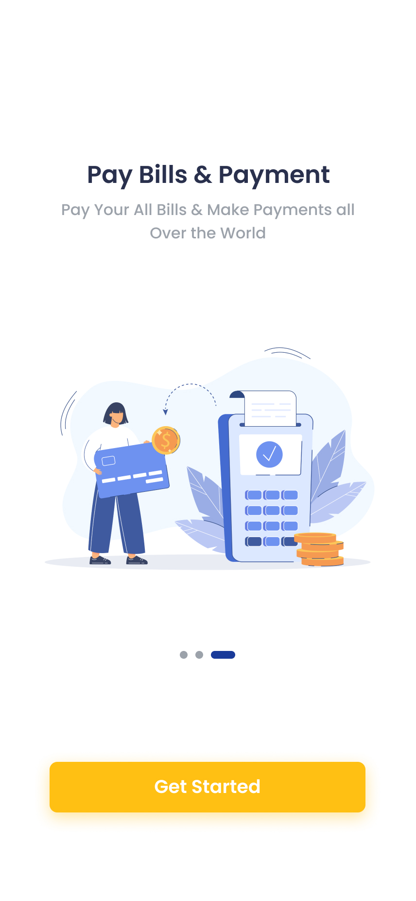 Onboarding screen